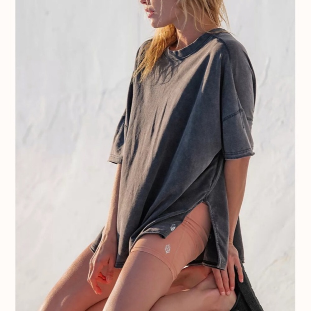 Free People Movement Hot Shot Oversized Tunic W/Pockets
